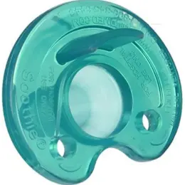 Philips Notched Newborn NICU Soothie Pacifier, Green, 0-3 Months, Hospital Binky - Natural Scent