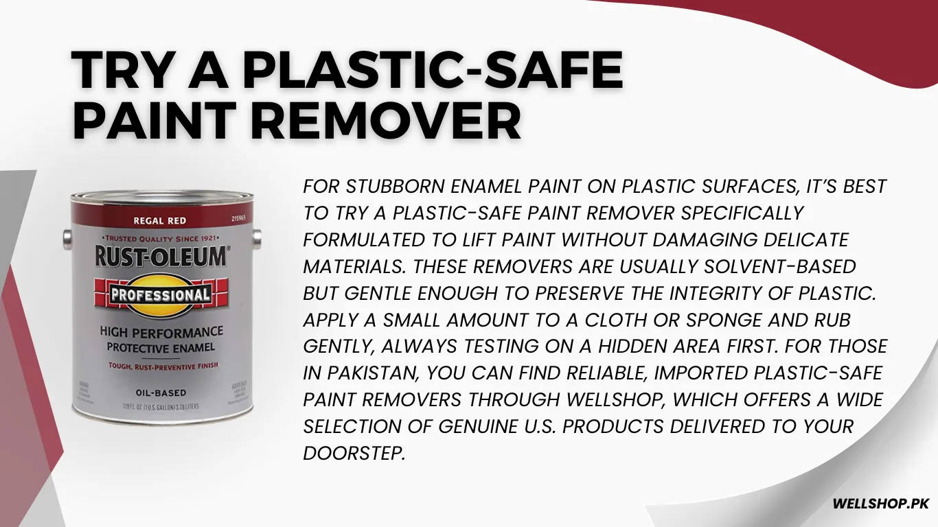 Try A Plastic-Safe Paint Remover