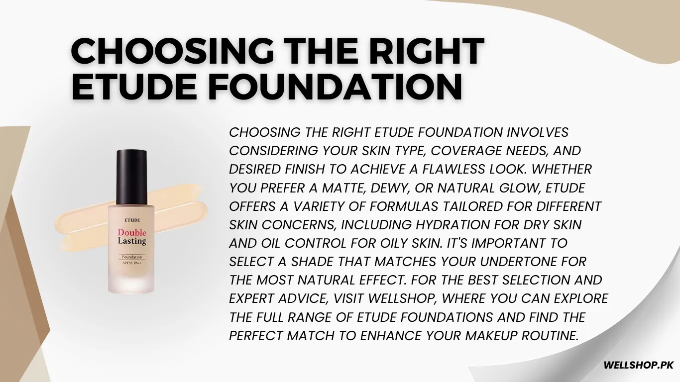 Choosing the Right Etude Foundation: