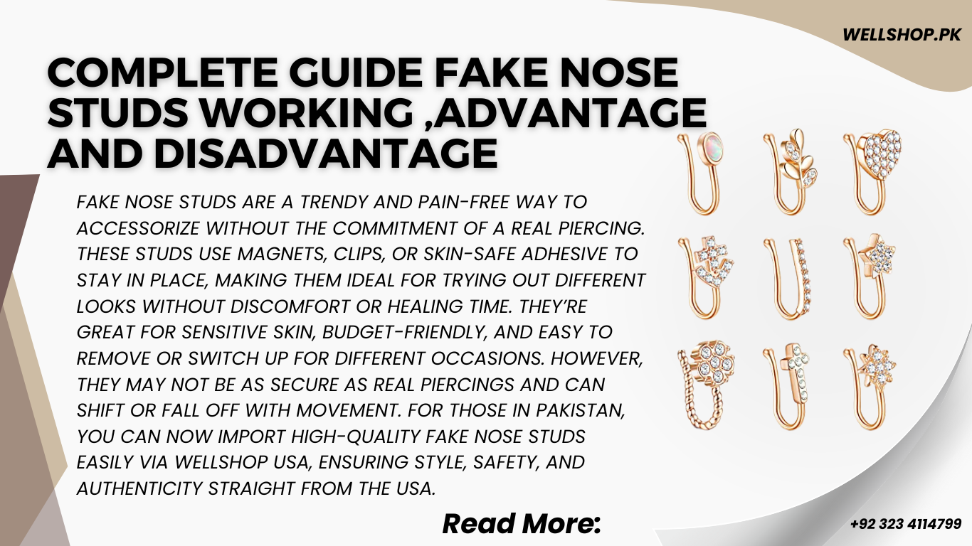 Complete Guide Fake Nose Studs Working ,Advantage and Disadvantage