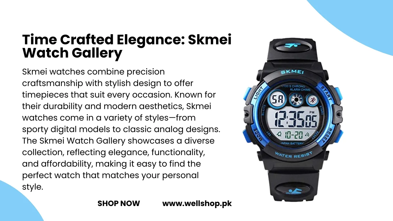 Time Crafted Elegance: Skmei Watch Gallery