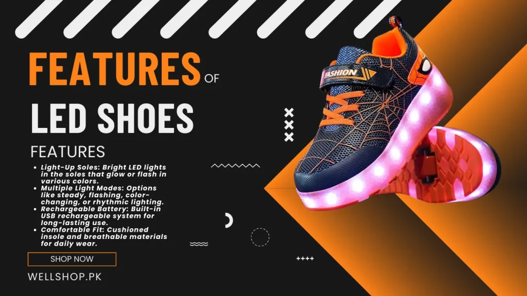 Features of LED Shoes: