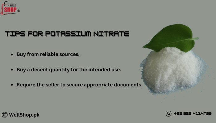 Tips for Purchasing Potassium Nitrate