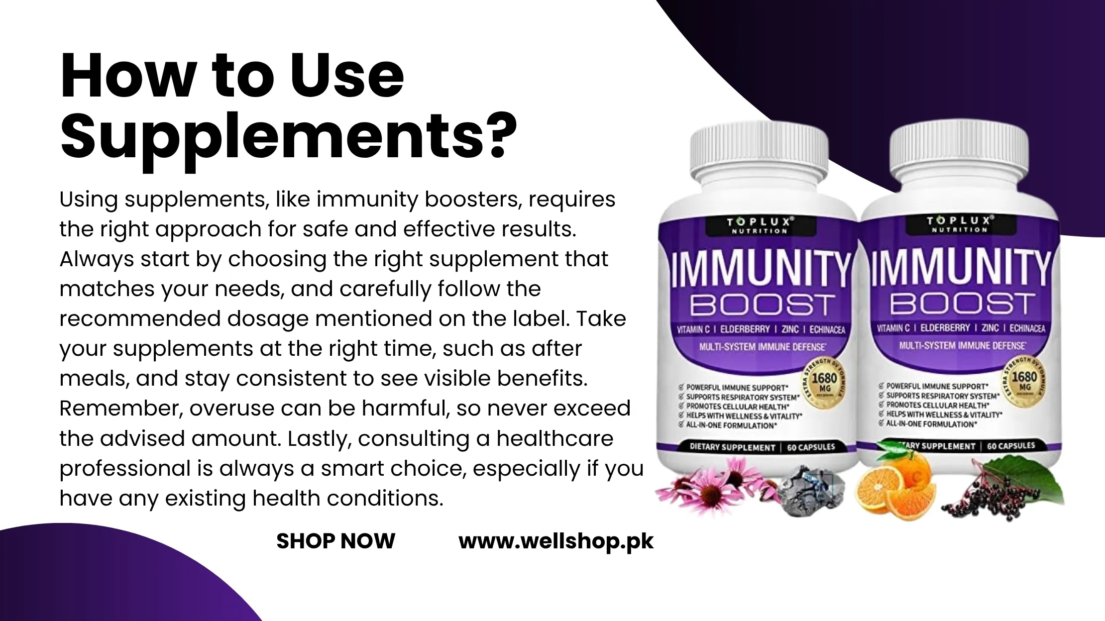 How to Use Supplements