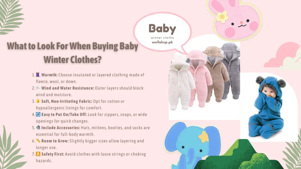What to Look For When Buying Baby Winter Clothes?