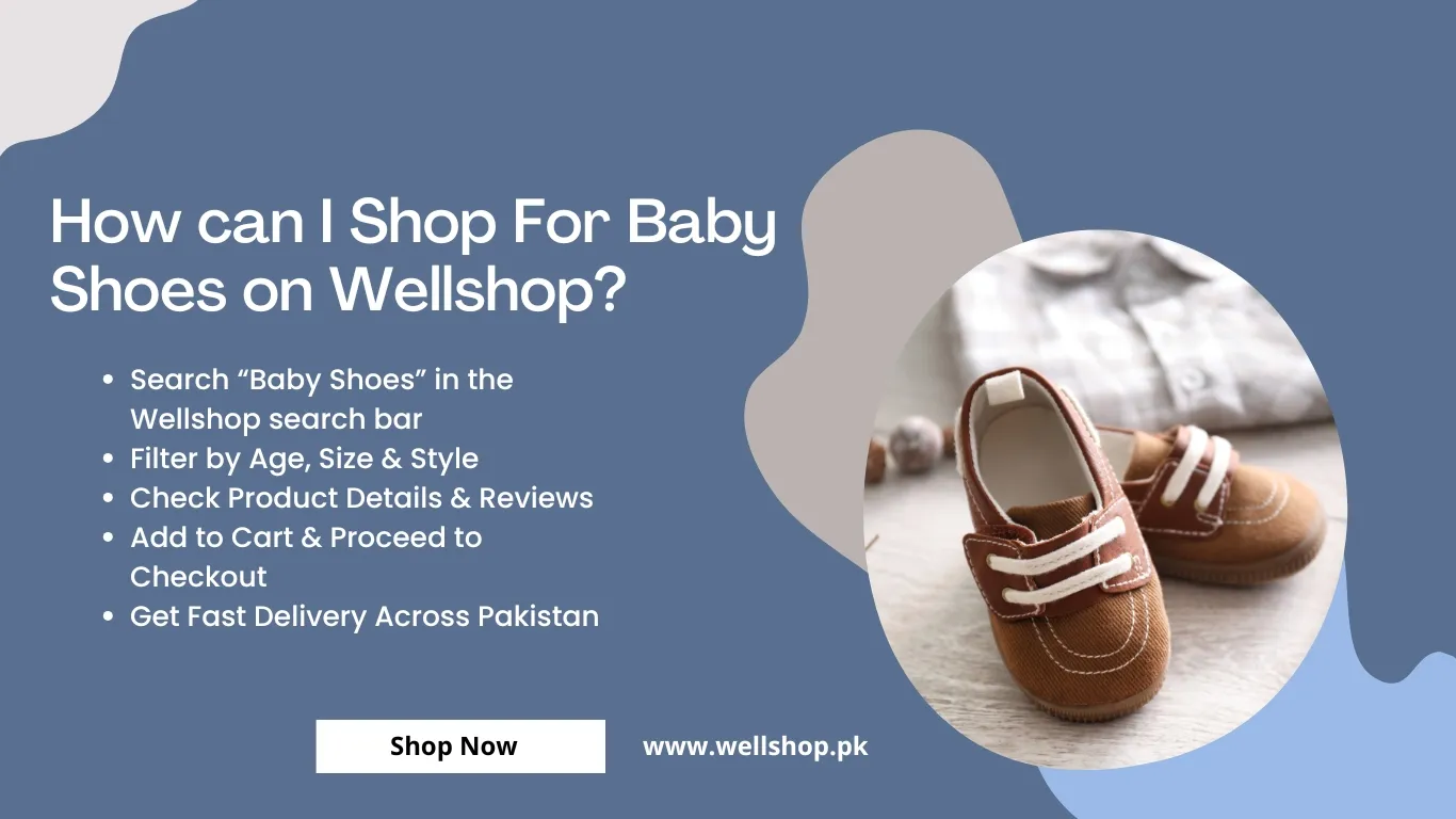 How can I Shop For Baby Shoes on Wellshop?