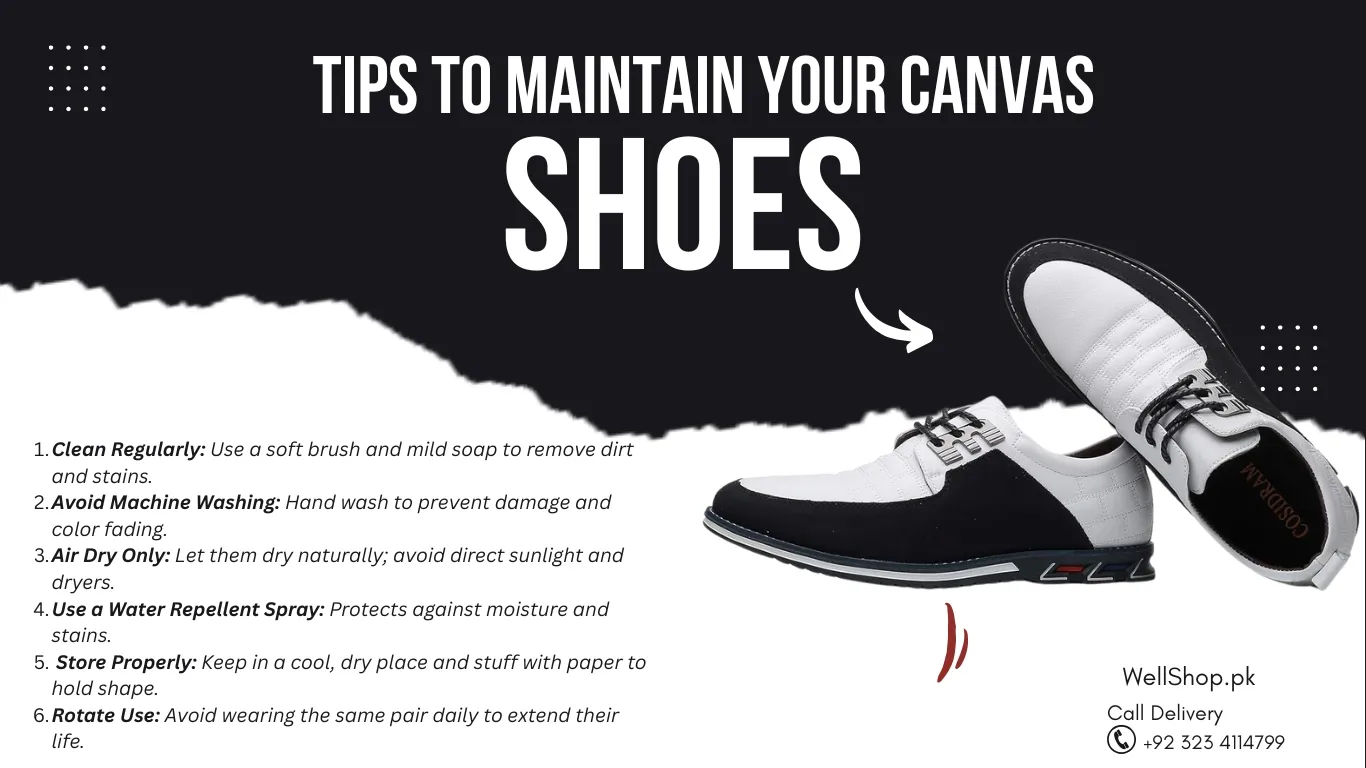 Tips to Maintain Your Canvas Shoes