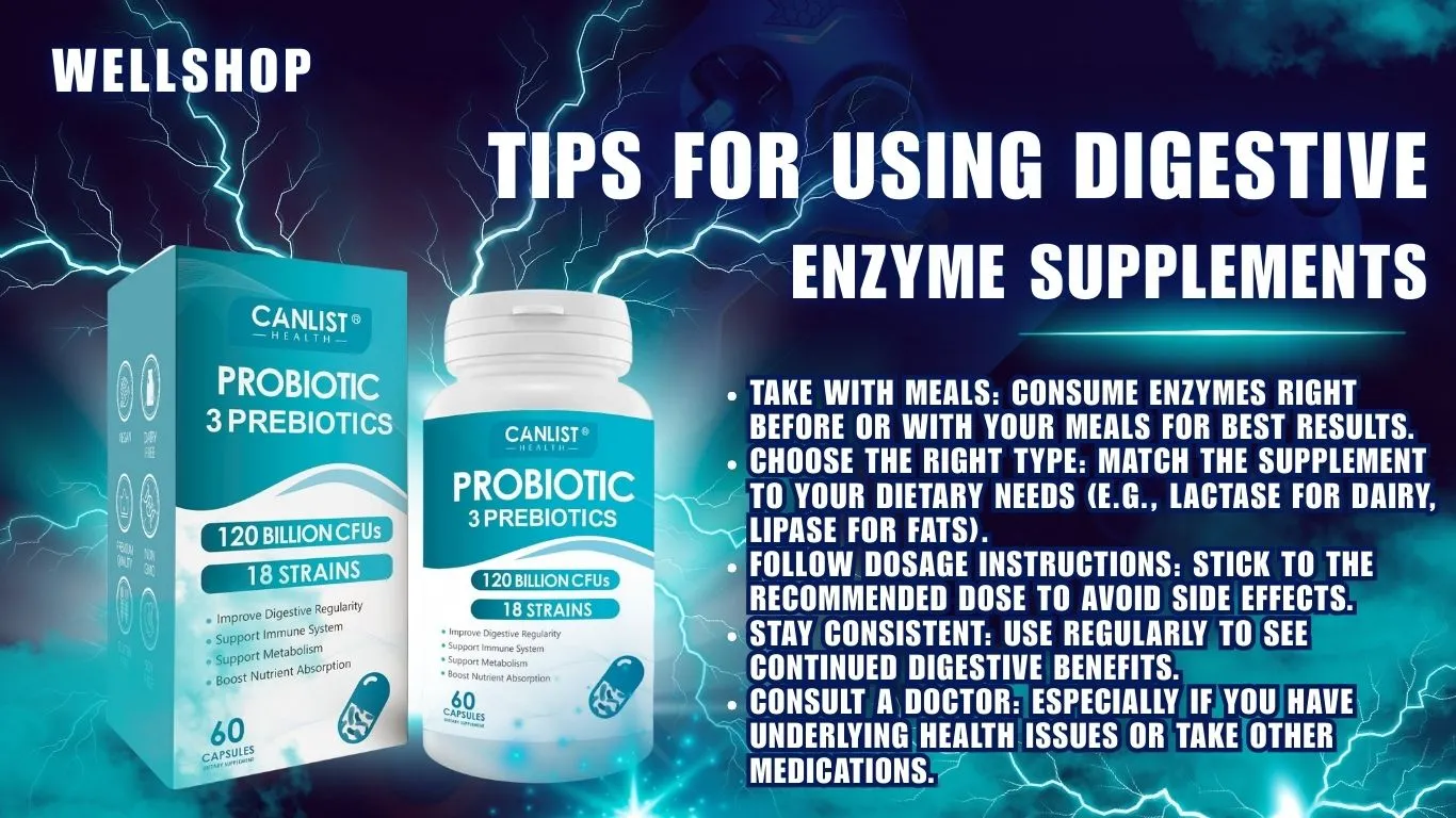 Wellshop’s Essential Tips For Using Digestive Enzyme Supplements