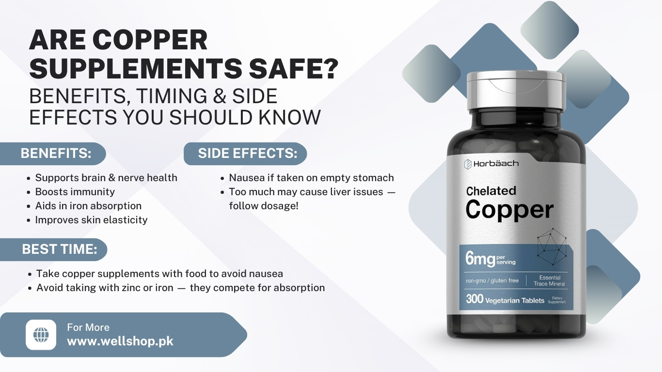 Are Copper Supplements Safe? Benefits, Timing & Side Effects You Should Know