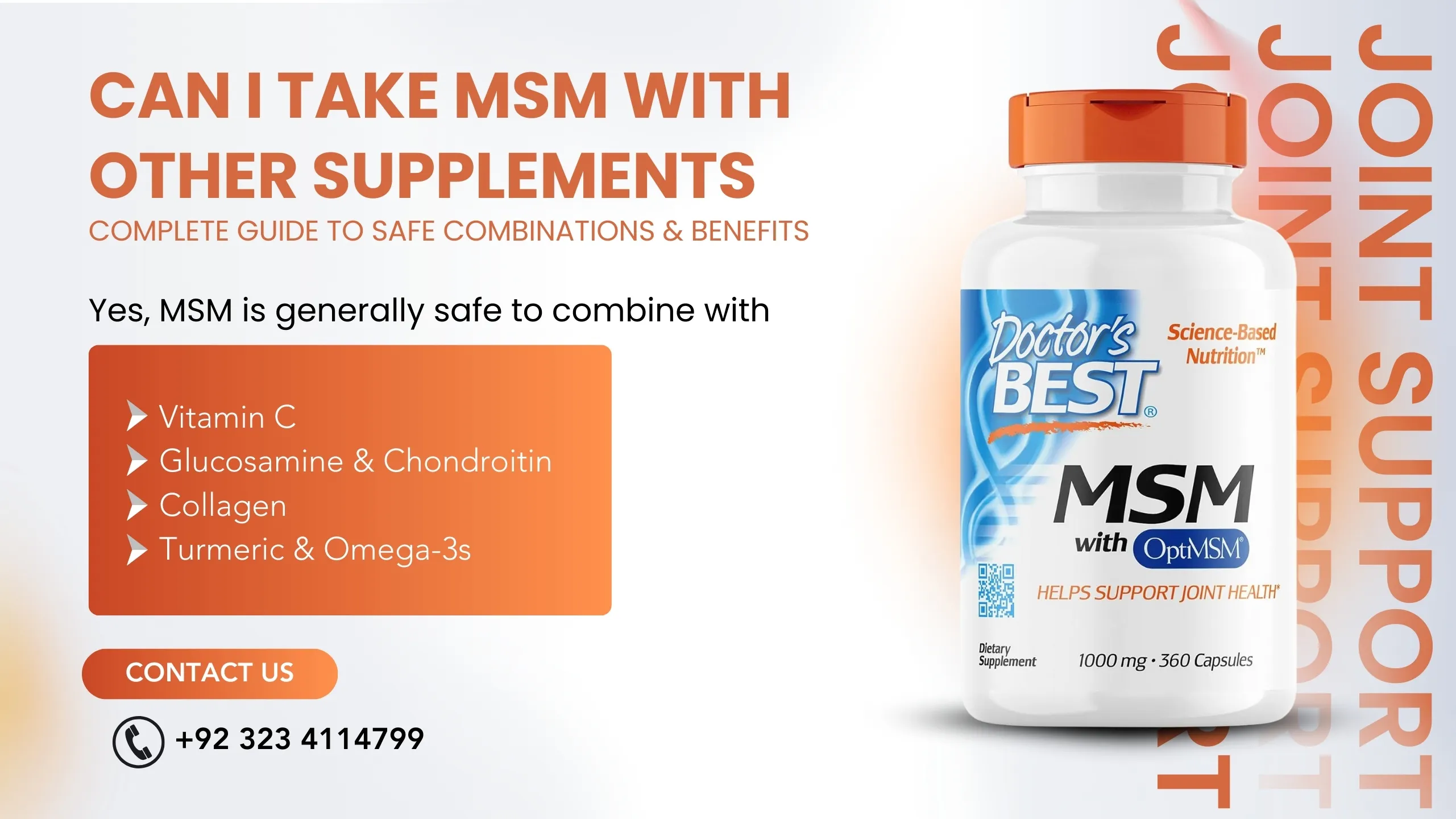 Can I Take MSM With Other Supplements? Complete Guide to Safe Combinations & Benefits: