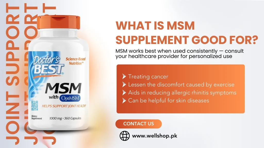 What is MSM Supplement Good For?