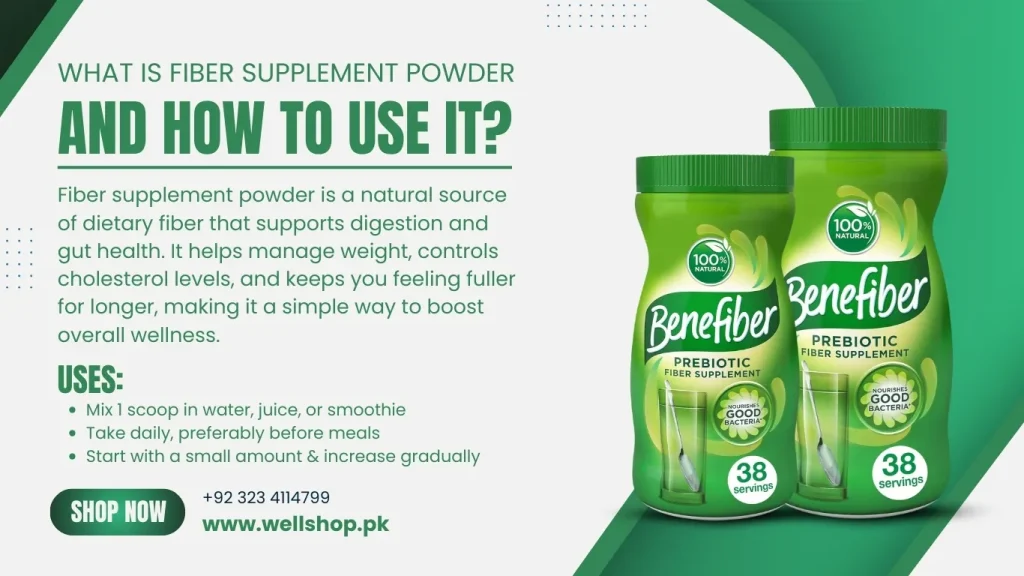 What is fiber supplement powder and How to use it?