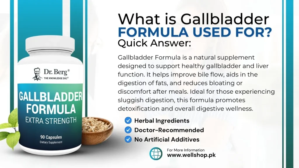 What is Gallbladder Formula Used For? Quick Answer: