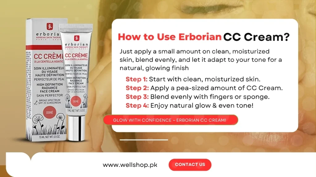 How to Use Erborian CC Cream?