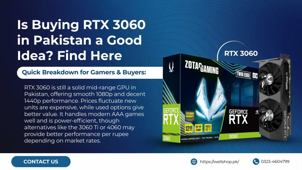 Is Buying RTX 3060 in Pakistan a Good Idea