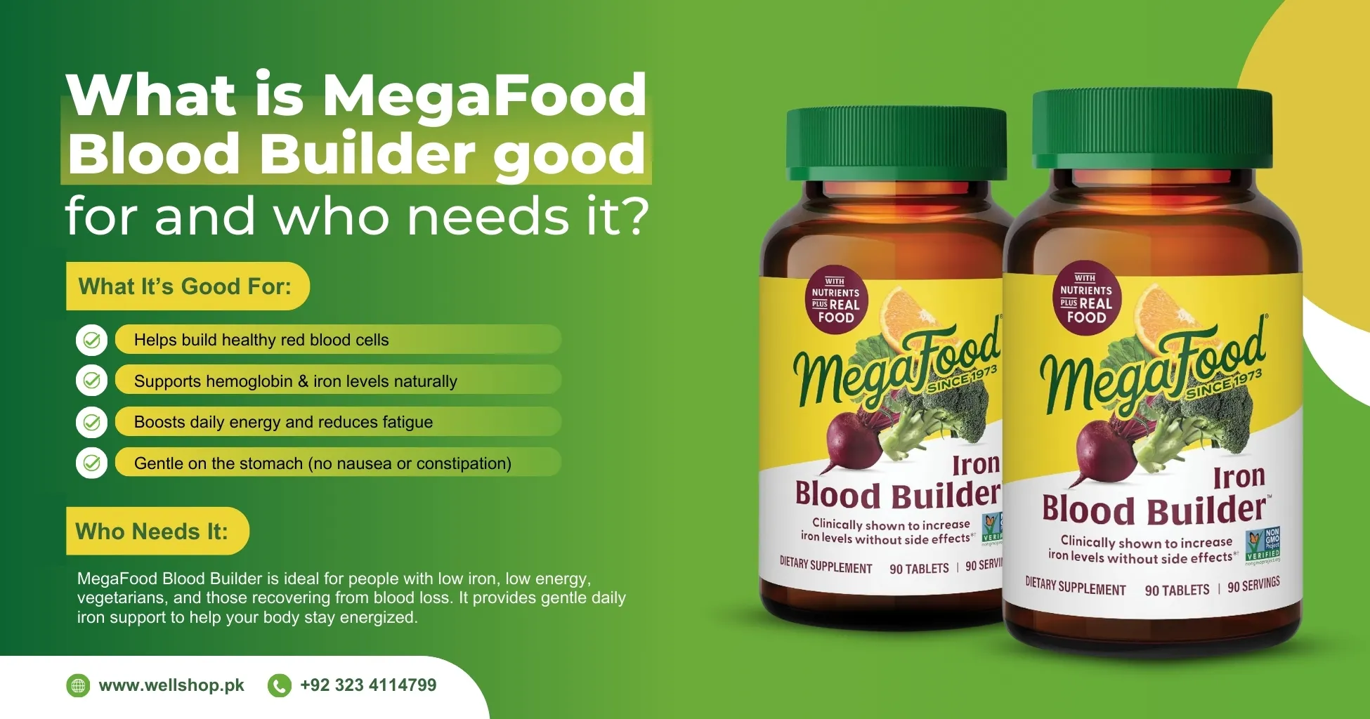 What is MegaFood Blood Builder used for and who needs it