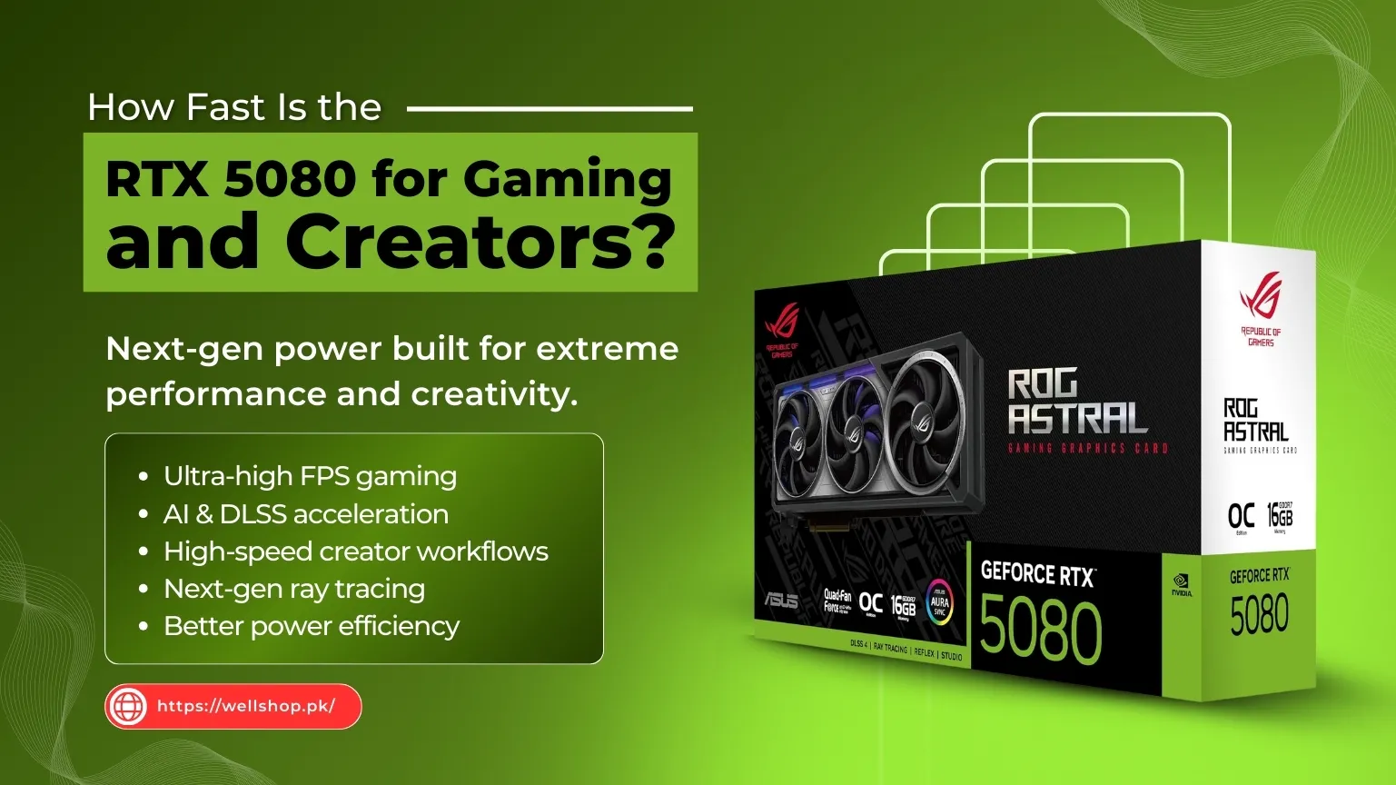 How Fast Is the RTX 5080 for Gaming and Creators