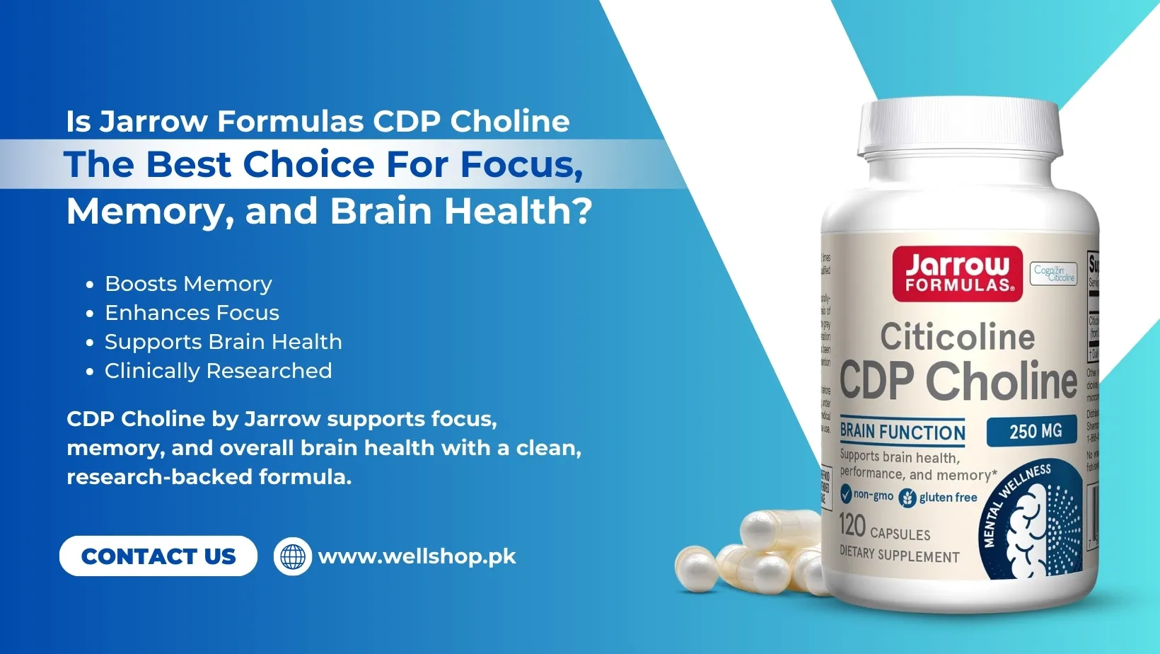 Is Jarrow Formulas CDP Choline The Best Choice For Focus, Memory, and Brain Health?