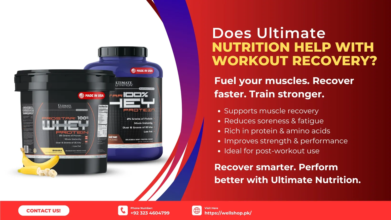 Does Ultimate Nutrition Help with Workout Recovery