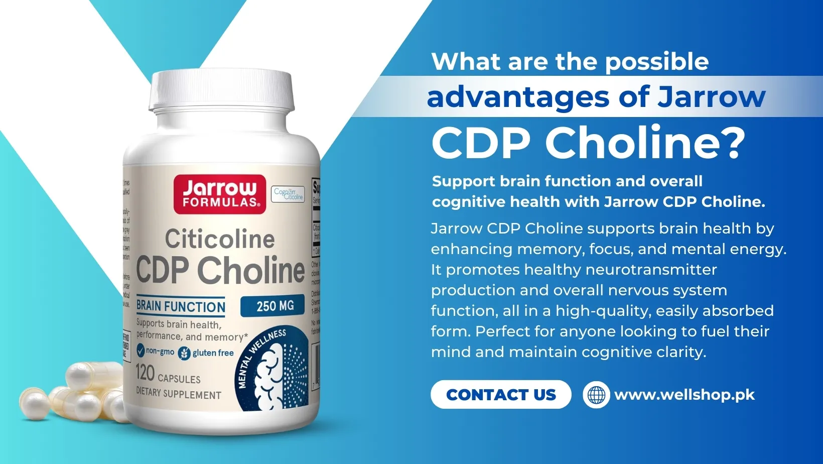 What Are The Possible Advantages of Jarrow CDP Choline