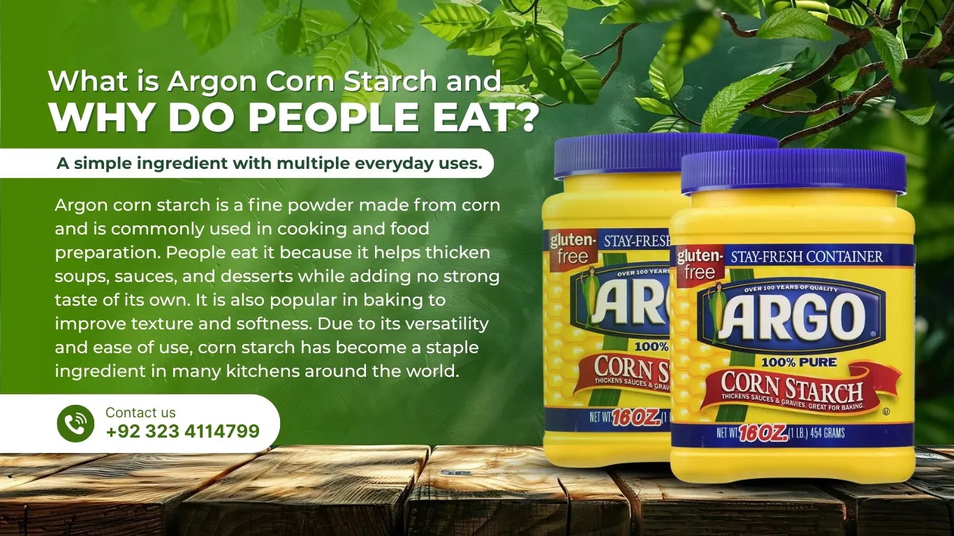 What is Argon Corn Starch and Why Do People Eat
