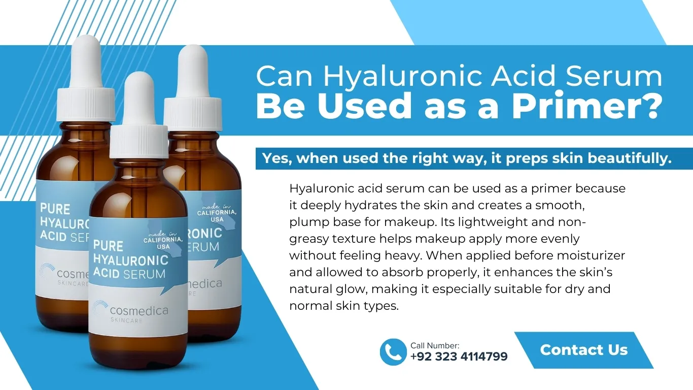 Can Hyaluronic Acid Serum Be Used as a Primer