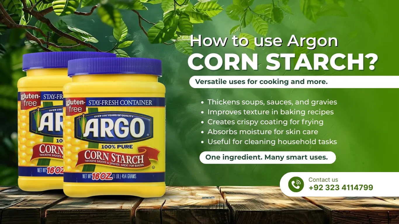 How to use Argon Corn Starch