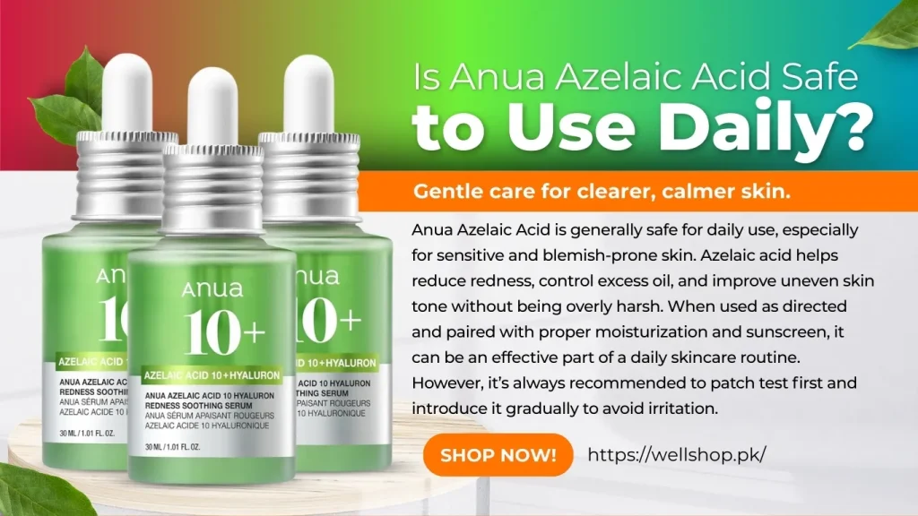 Is Anua Azelaic Acid Safe To Use Daily