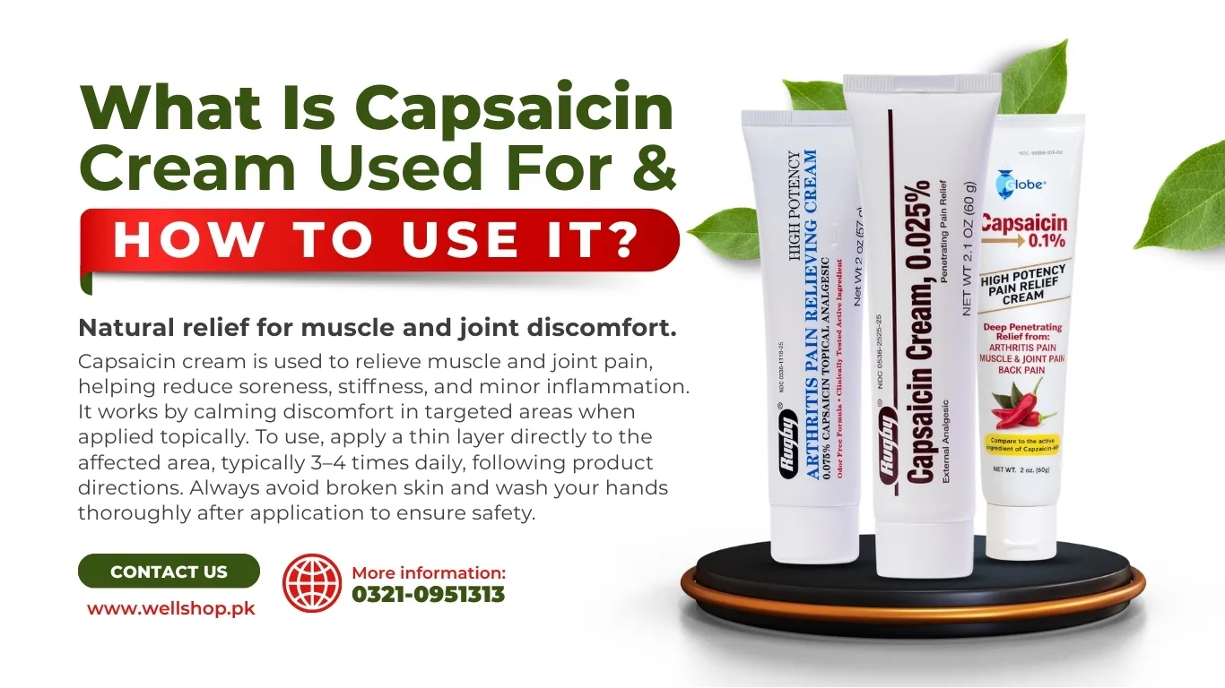 What Is Capsaicin Cream Used For & How To Use It