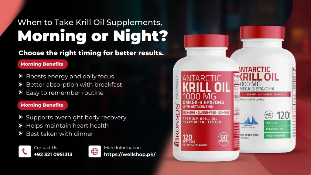 When to Take Krill Oil Supplements? Morning or Night: