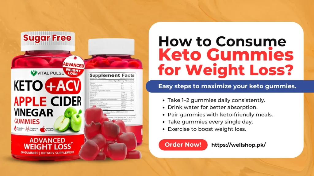 How to Consume Keto Gummies for Weight Loss?