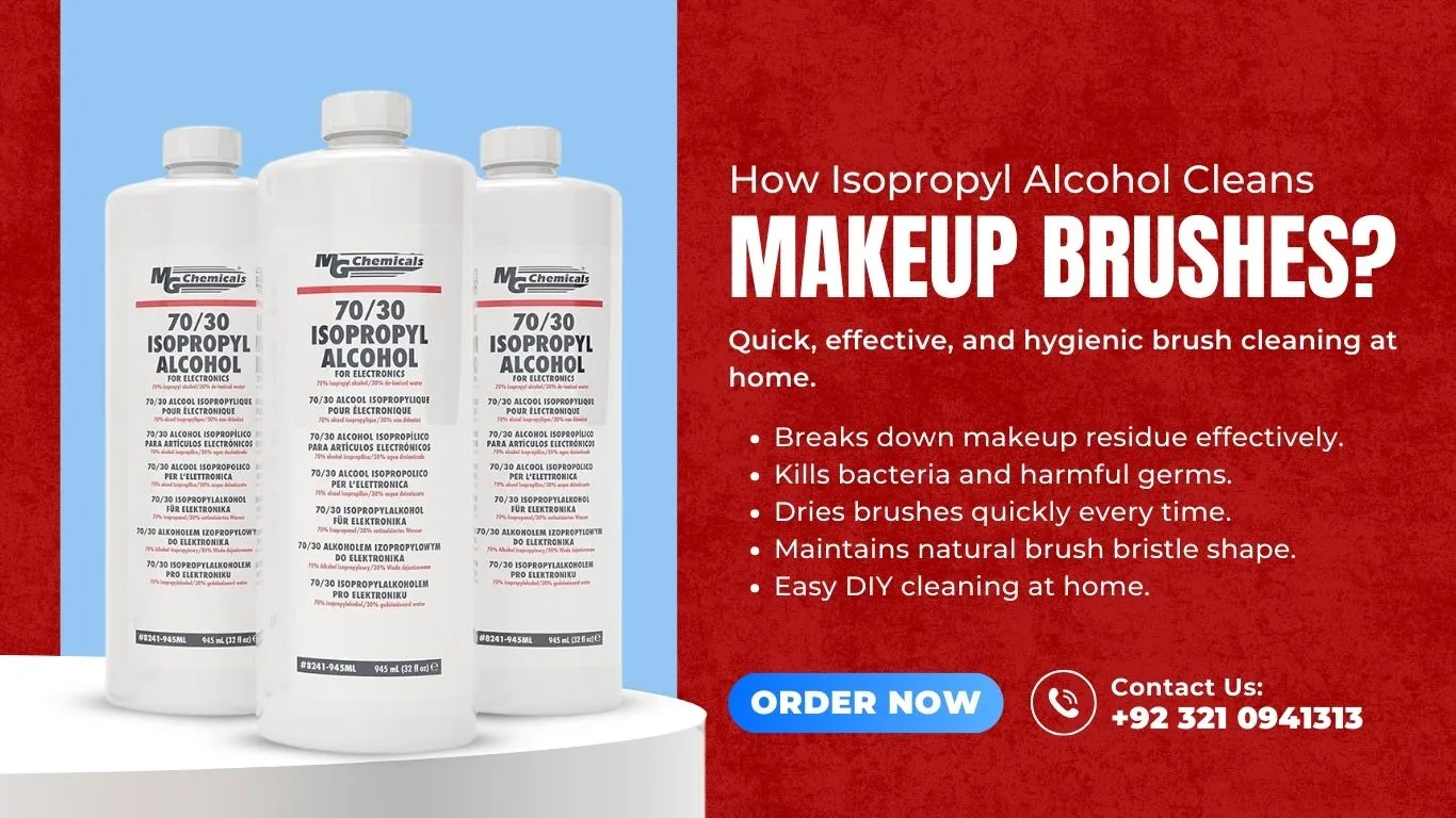 How Isopropyl Alcohol Cleans Makeup Brushes?