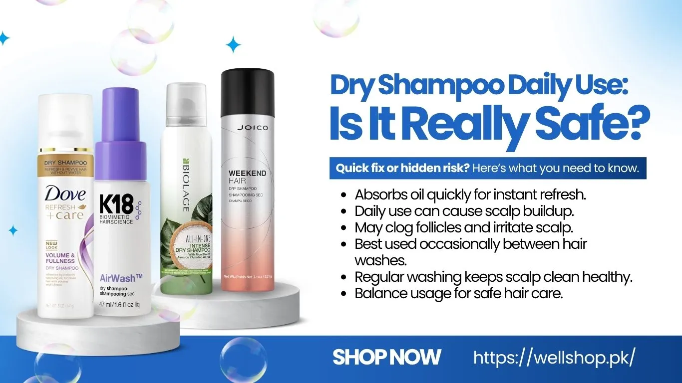 Dry Shampoo Daily Use: Is It Really Safe