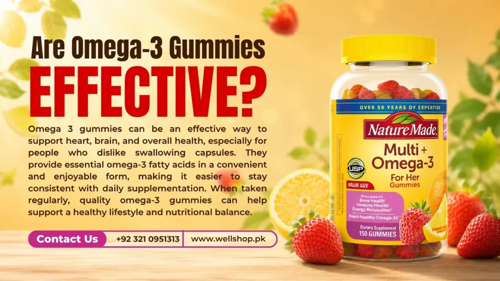 Are Omega 3 Gummies Effective?