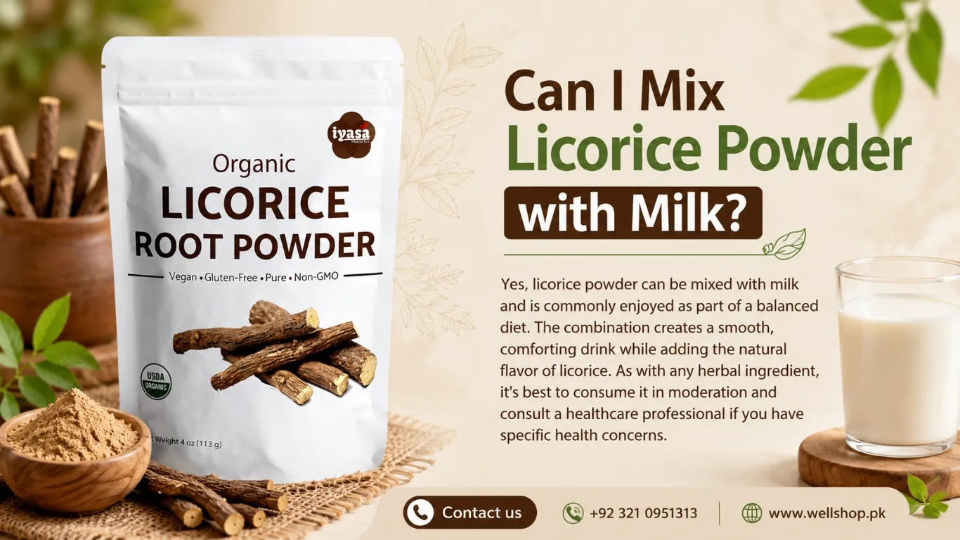 Can I Mix Licorice Powder with Milk