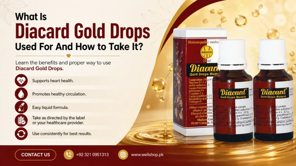 What Is Diacard Gold Drops Used For And How To Take It