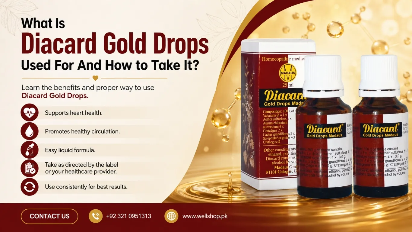 What Is Diacard Gold Drops Used For And How To Take It