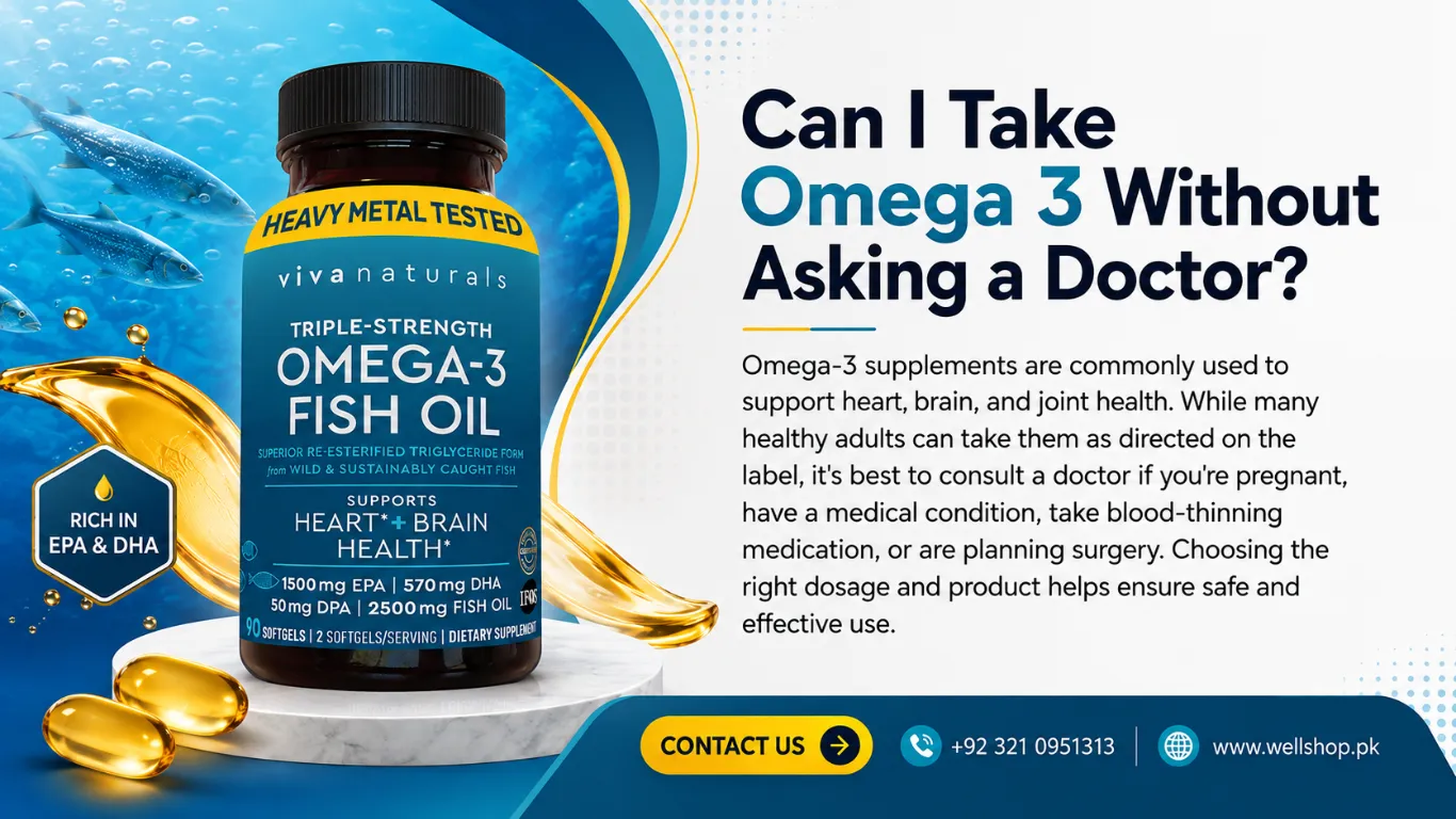 Can I Take Omega 3 Without Asking a Doctor