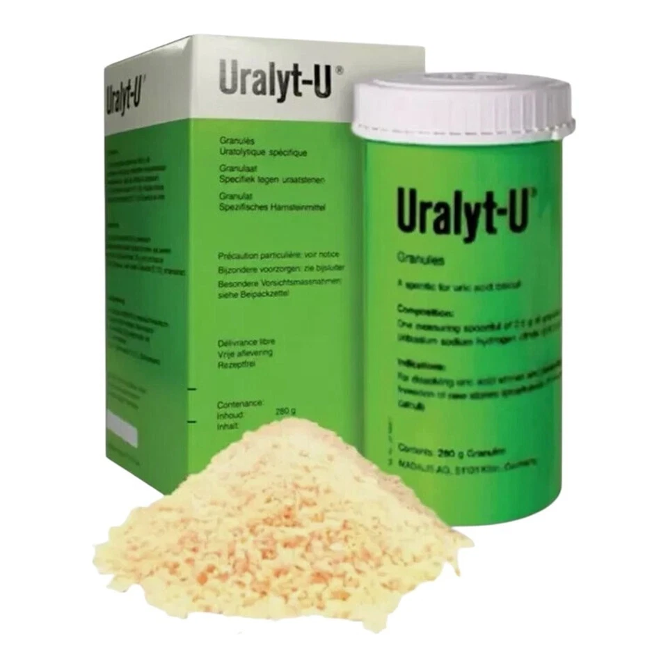 1 X Box Uralyt - U Granules 280 gm Madaus For Renal Stones.