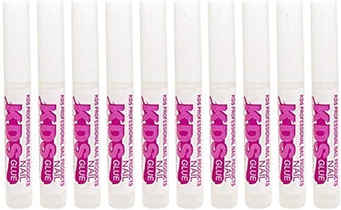 10 pcs KDS Nail Tip Glue - Adhesive Super Bond for Acrylic Nails Tips - 0.07 oz for Each Glue