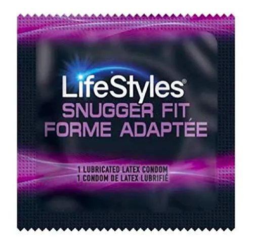 100 Lifestyles Snugger Fit Condoms; Tighter Shape for Maximum Sensitivity by CondomMan