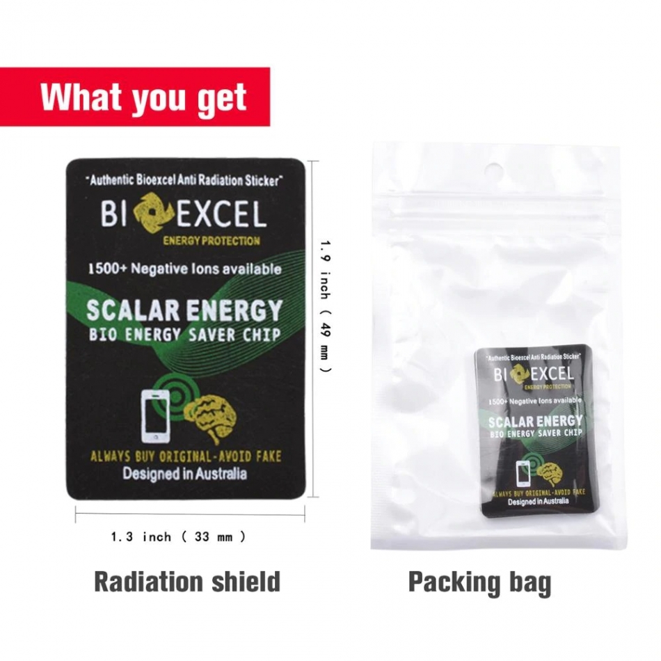 10pcs Bio Excel Sticker Negative Ions Energy for Mobile Phone Anti Radiation Saver Chip Sticker Free Shipping