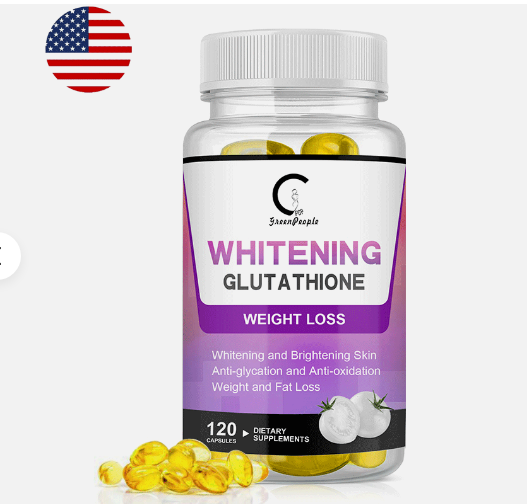 120 Pills Best Glutathione Skin Whitening Capsules Natural Anti Aging Supplement