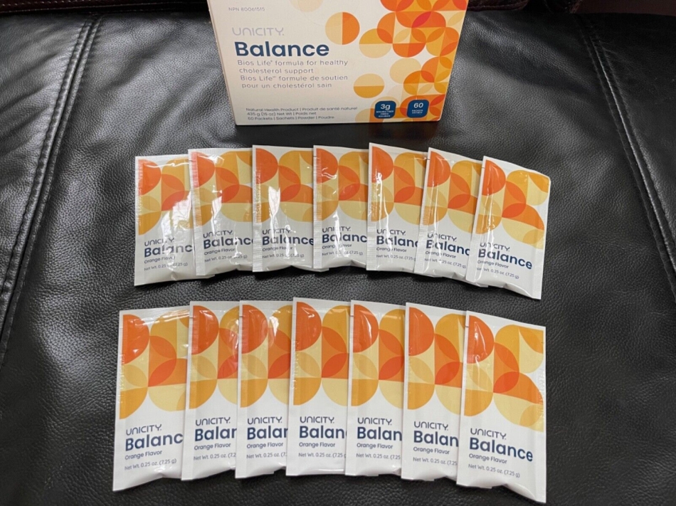14 Packets Unicity Balance Glucose & Cholesterol Support Drink Mix