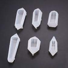 1pcs DIY Crystal Pendulum Epoxy Resin Molds Necklace Pendant UV Resin Transparent Silicone Mould For Jewelry Finding Making Tool
