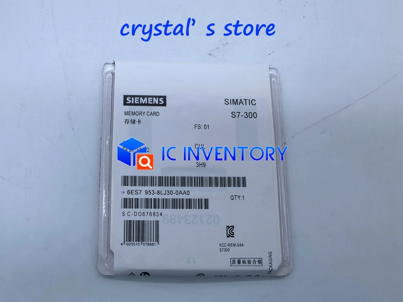 1PCS New 6ES7953-8LJ30-0AA0 Siemens MMC Memory Card 6ES7 953-8LJ30-0AA0