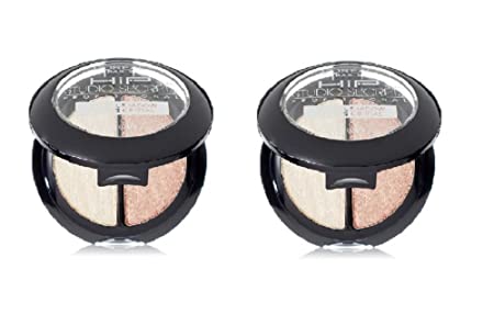 2 L'Oreal Studio Secrets Hip Crystal Eye Shadow Duo 819 Precious Beige Rose
