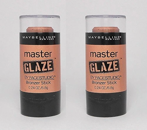 2 Pack Maybelline LE Master Glaze FaceStudio Bronzer 220 Bronzed Blonde