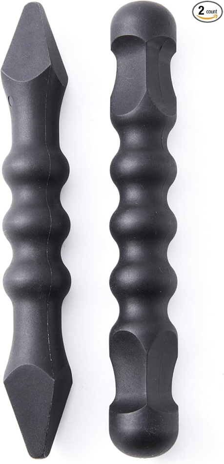 2-Pack Yawara Stick Koga SD1 Palm Stick Set, 6.5 Inch Made of High Impact Polymer - Good for Security and Sports
