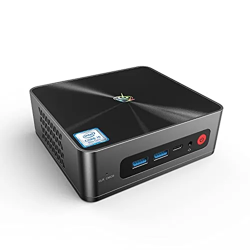 4 Cores 8th Intel Core i5-8259U 3.8Ghz Beelink Mini PC 16GB RAM 512GB NVMe M.2 SSD Windows 10 Pro Sei8 Mini Computer Support 4K Dual HDMI, Bluetooth 5.0, WiFi 6, Gigabit Ethernet,4USB3.0